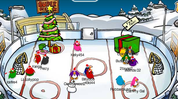 Resultado de imagen para christmas party 2005 club penguin